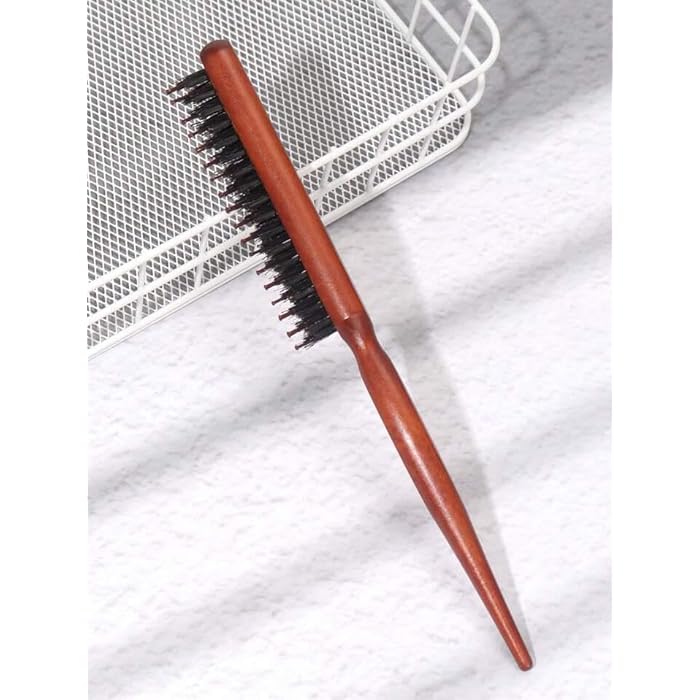 Natural Wooden Hair Brush for Styling and Detangling - Suitable for All Hair Types for Men and Women$ (1) - Image 3